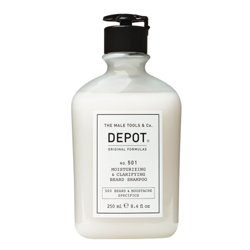 NO. 501 NAWILŻAJĄCO OCZYSZCZAJĄCY SZAMPON DO BRODY // DEPOT